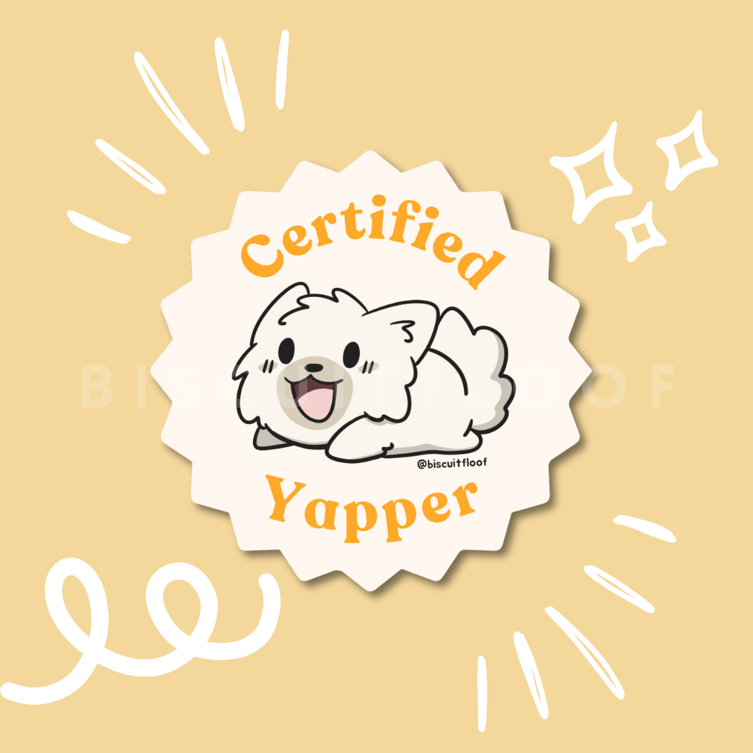 Certified Yapper Sticker