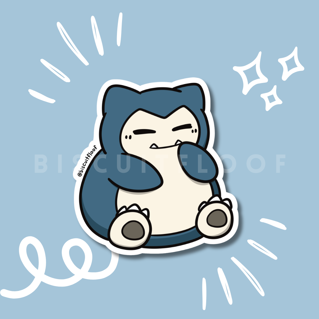 Sleepy Bear Sticker