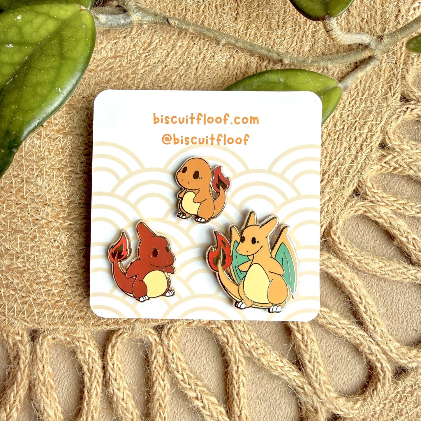 Fire Salamander Starter Pin Set