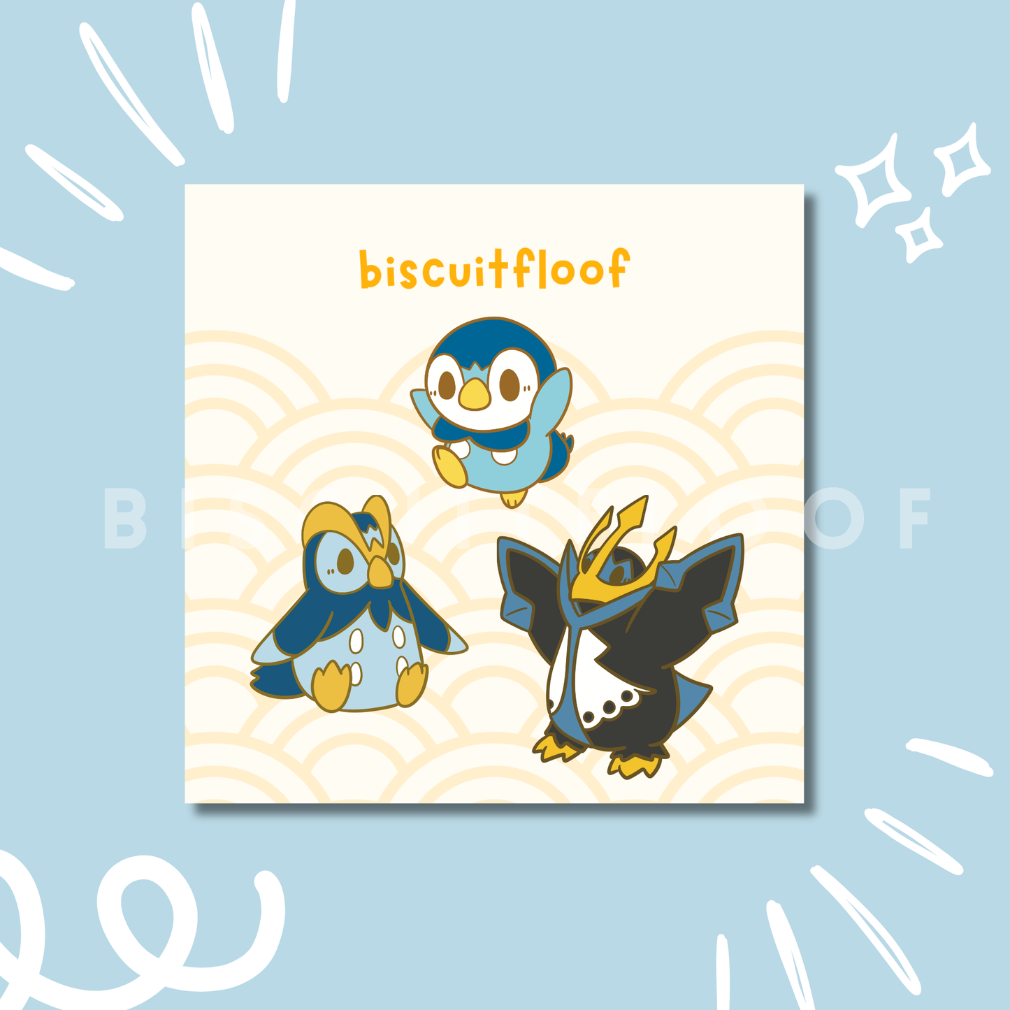 Water Penguins Pin Set