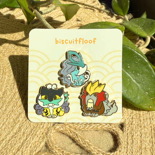 Legendary Dogs Pin Set