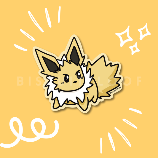 Electric Fox Sticker
