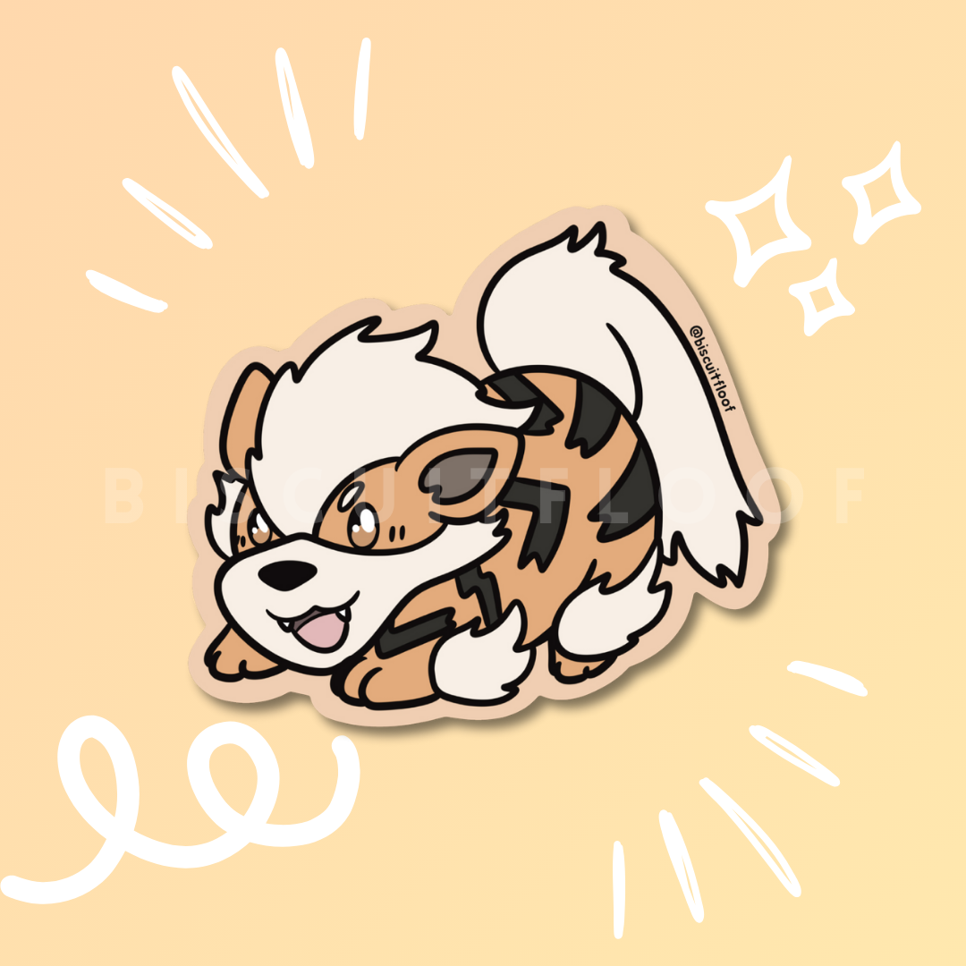 Fire Dog Sticker