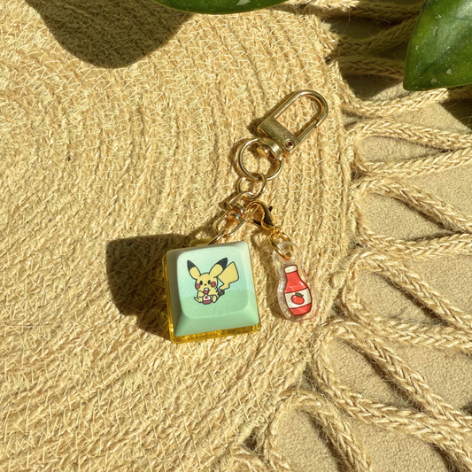 Ketchup Mouse Keycap Fidget Toy
