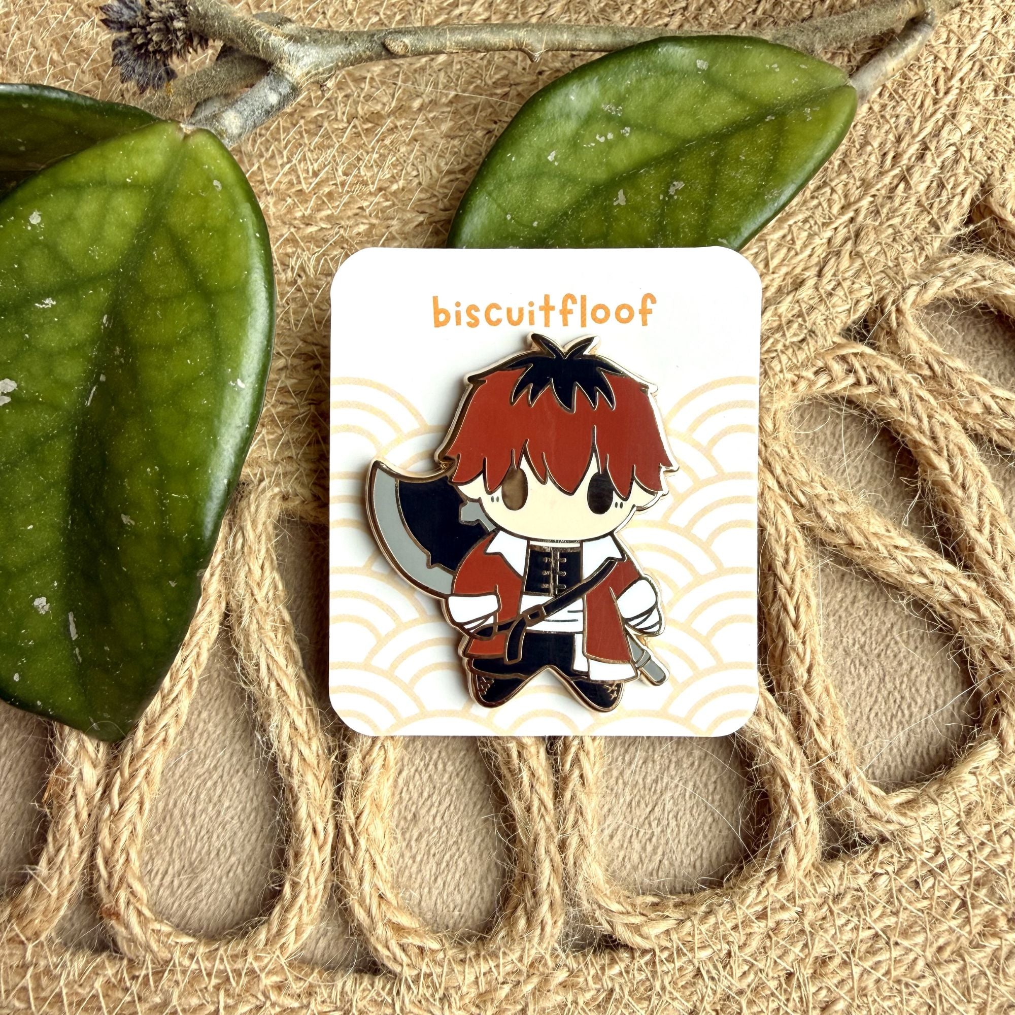Red Warrior Pin – Biscuitfloof