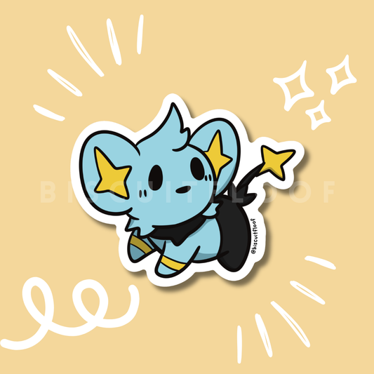 Electric Lion Sticker