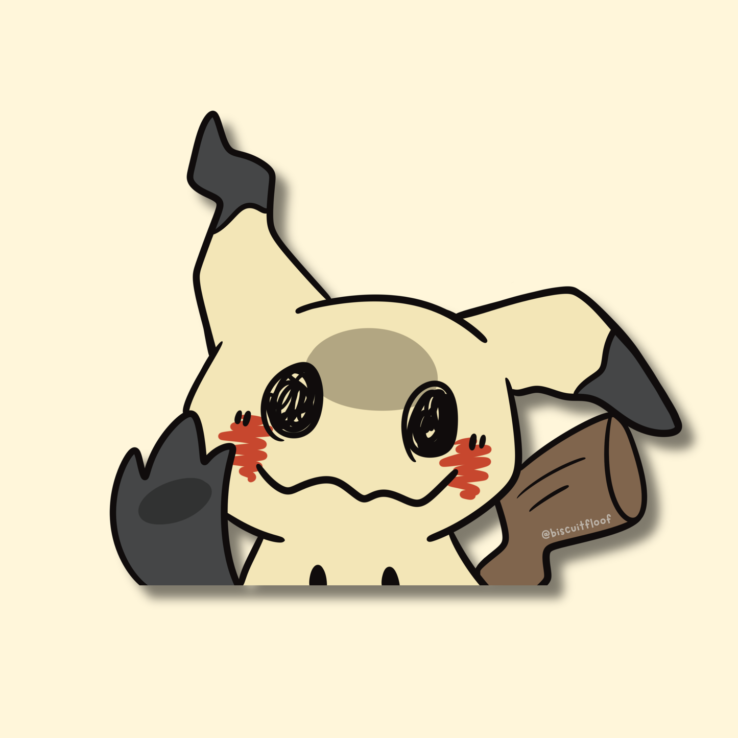 Disguised Ghost Peeker Sticker