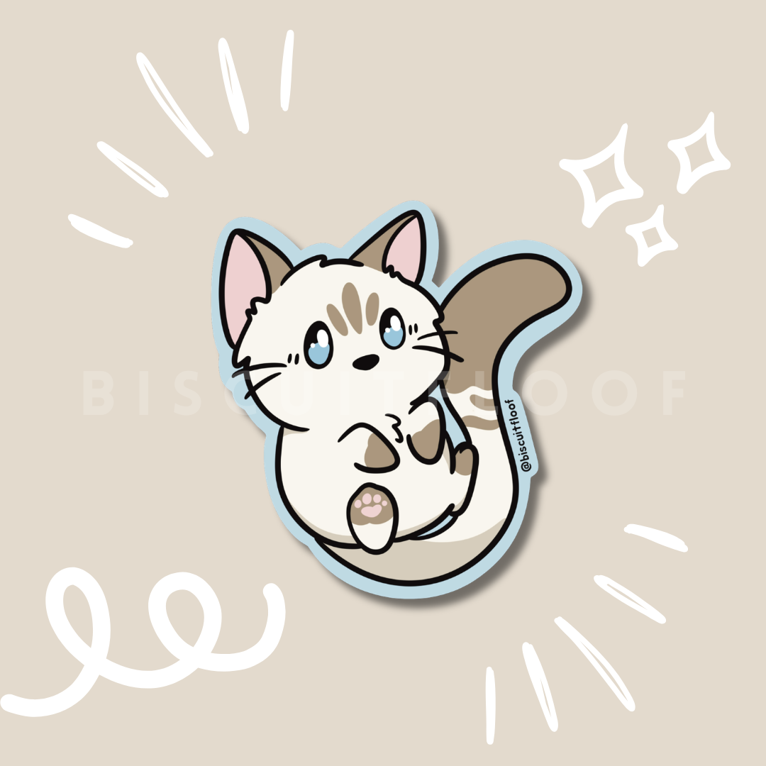 Neva Masquerade Cat Sticker
