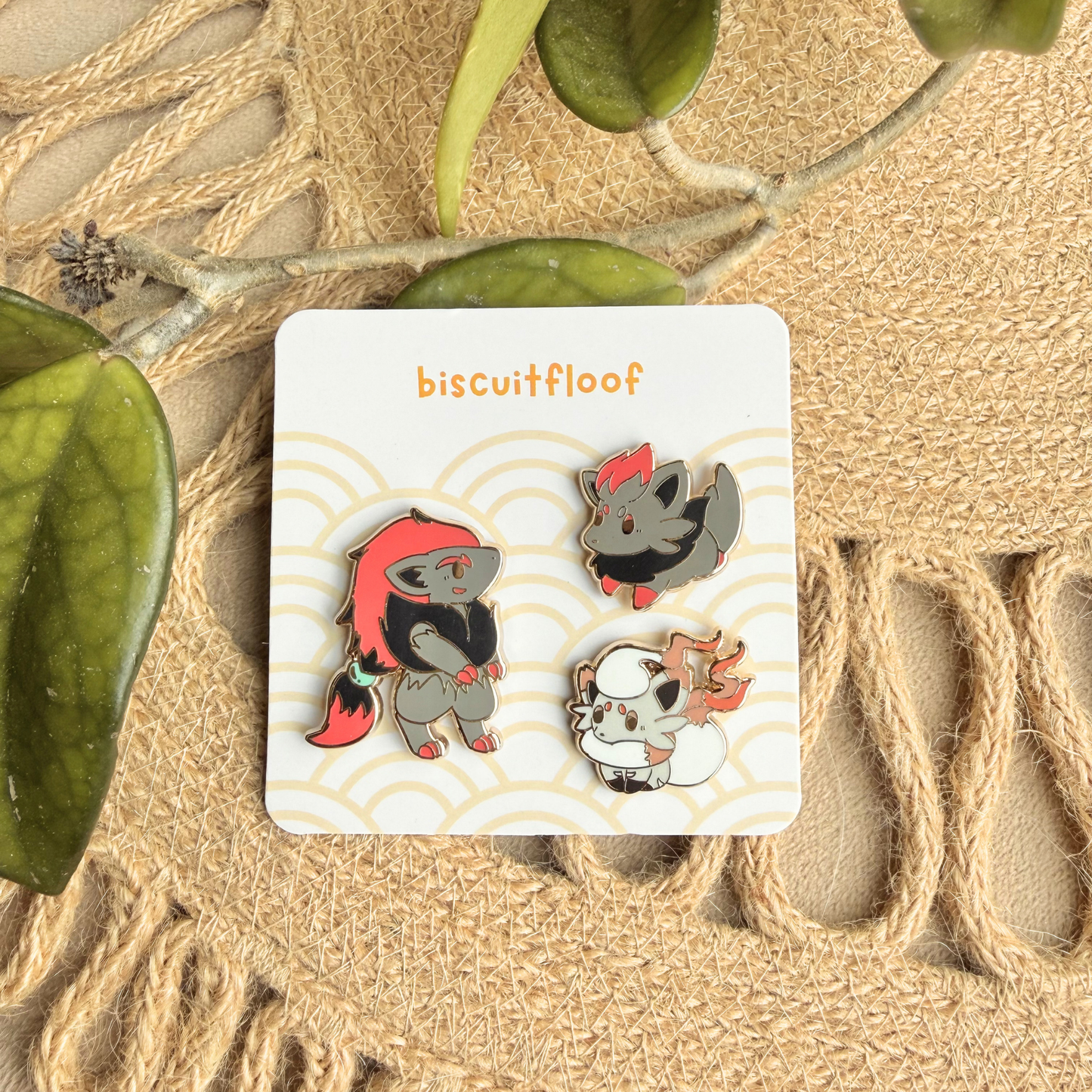 Illusion Fox Pin Set