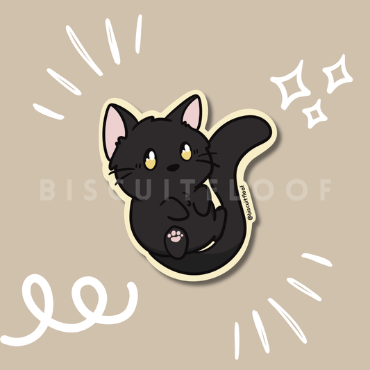 Black Cat Sticker