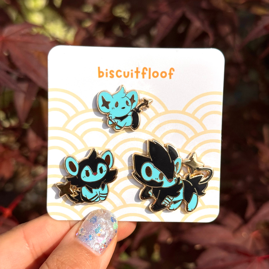 Electric Lions Pin Set