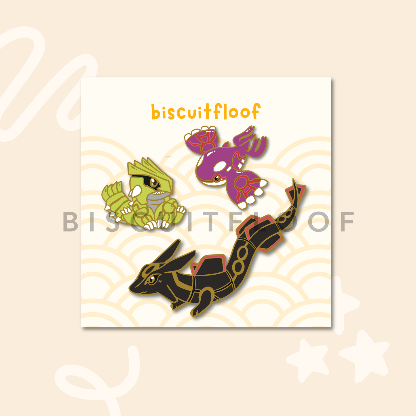[PRE-ORDER ONLY] Shiny Trio Pin Set