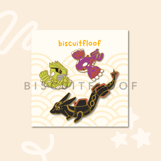 [PRE-ORDER ONLY] Shiny Trio Pin Set