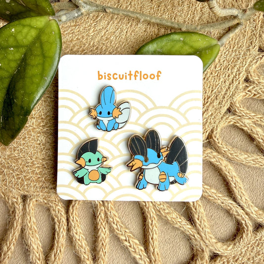 Mud Fish Pin Set