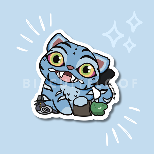 Derp Tiger Sticker