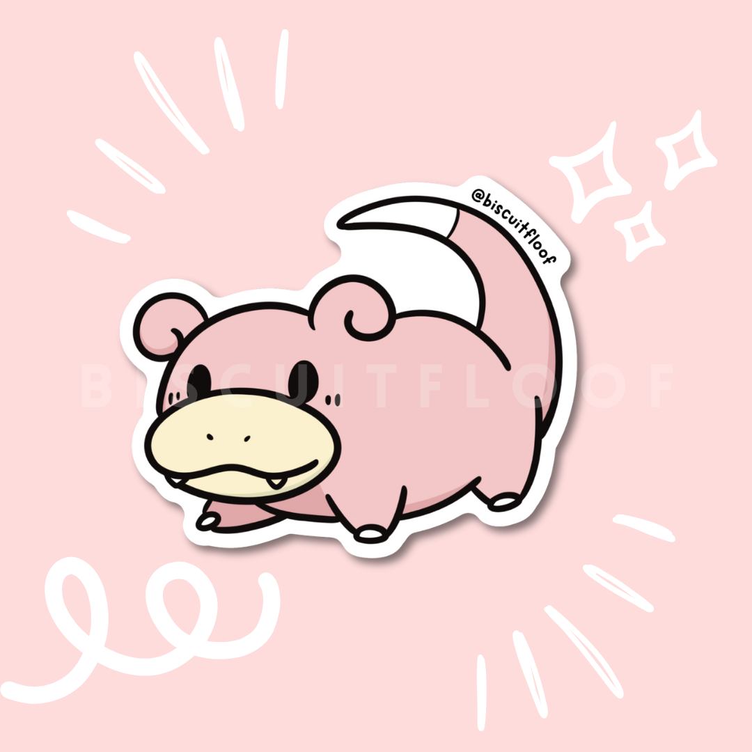Water Hippo Sticker