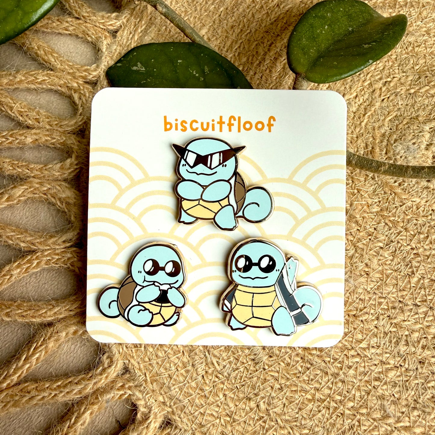 Turtle Squad Pin Set